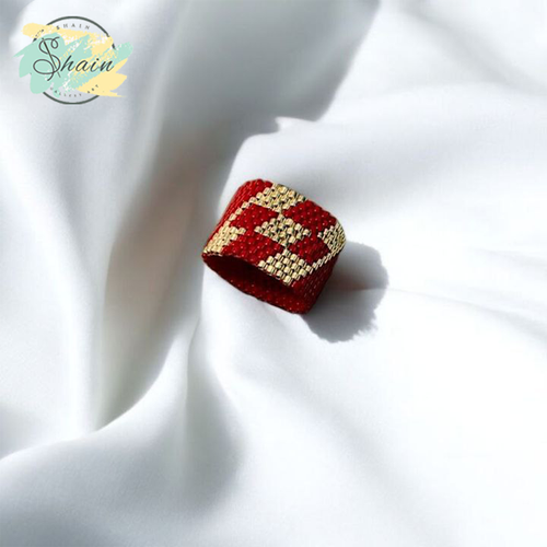 تصویر نمای جانبی انگشتر میوکی طرح شورلت مدل 3080